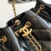 Chanel Quilted Drawstring Bucket Bag #A45535