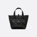 Dior Black Quilted Leather Tote Bag #A45652