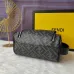 Fendi Cylinder cosmetic bag with handle and double zipper bag #A26243