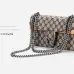 Gucci New fashion small square bag shoulder bag women's chain-link bag (3 colors) #9129128