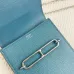 Hermes  Fashion new style card bag and wallets  and phone bag silver 18*12*3cm  #A23747