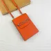 Hermes  Fashion new style card bag and wallets  and phone bag sliver logo 18*12*3cm  #A23785