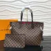 Louis Vuitton Damier Neverfull Tote Handbag 29CM, 32CM, 40CM #A42122