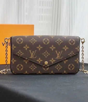 Louis Vuitton Félicie pochette Monogram Leather bag AAA Quality #A28677