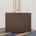 Louis Vuitton Monogram hard sided Briefcase/Suitcase Unisex brown #999930582