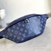 Louis Vuitton Monogram Shadow Discovery Waist bag Chest bag original 1:1 Quality Blue #999931724