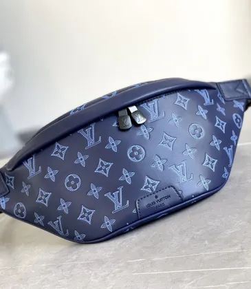 Louis Vuitton Monogram Shadow Discovery Waist bag Chest bag original 1:1 Quality Blue #999931724