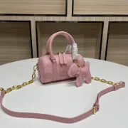 New handbag MCM  good quality small pillow  pink Lovely bag  #A22918