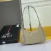 Prada AAA+ Hobo handbags Cowhide moon shaped bag #999931346