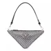 Prada Triangle Satin Mini Bag with Crystals AAA+ original Quality #A29345