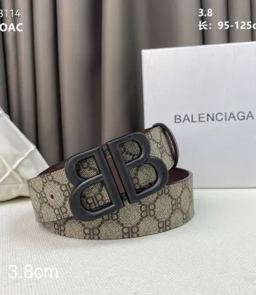 Balenciaga W3.8cm AAA+ Leather Belts #999930802