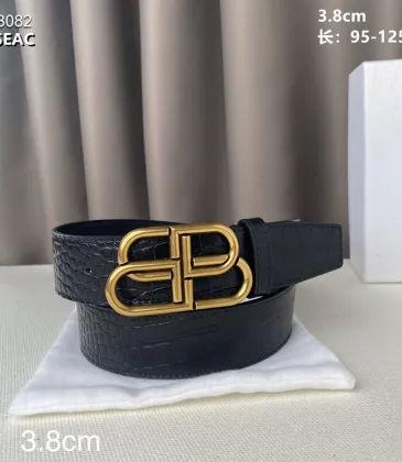 Balenciaga W3.8cm AAA+ Leather Belts #999930804