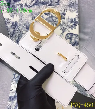 Dior AAA+ original Leather belts for women #9129361