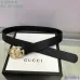 Gucci AAA+ Leather Belts W3cm #9129901