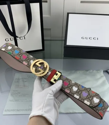 Gucci AAA+ Leather Belts  frosted cowhide W3.8cm #99116461