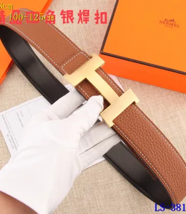 HERMES AAA+ Leather Belts W3.8cm #9129479