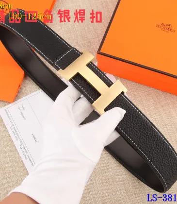 HERMES AAA+ Leather Belts W3.8cm #9129482