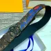 Men's Louis Vuitton AAA+ reversible Leather Belts W4cm #9129985