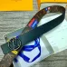 Men's Louis Vuitton AAA+ reversible Leather Belts W4cm #9129985