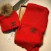 Chanel Wool knitted Scarf and cap #999909643