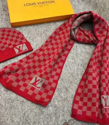 Louis Vuitton Wool knitted Scarf and cap #999909587