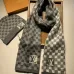 Louis Vuitton Wool knitted Scarf and cap #999909590