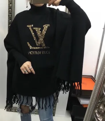 Louis Vuitton jacquard wool-blend poncho #99900624