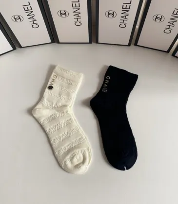 Chanel socks (2 pairs) #A31218