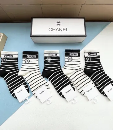 Chanel socks (5 pairs) #A41949