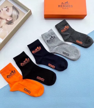 Hermes socks (5 pairs) #A24143