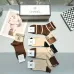 Women's Chanel Socks in Brown and Beige #A45589