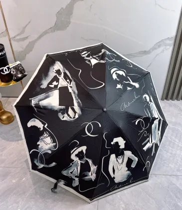  Chanel 2024 Summer  New Five-folding Sunny Umbrella #A38996