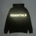 FOG Essentials 3M reflective hoodies black white blue gray #99899013