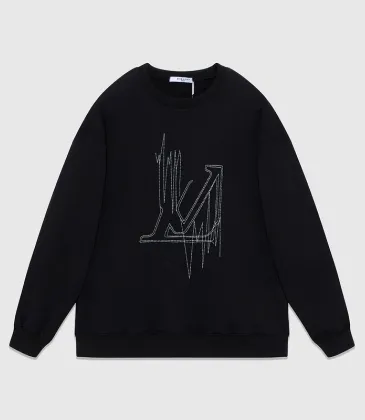 Louis Vuitton Hoodies Black 1:1 Quality EUR Sizes #999929127