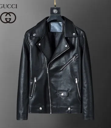 Gucci Leather Jackets for Men #A42433