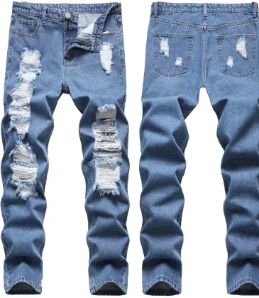 ripped jeans for Men's Long Jeans #99117338