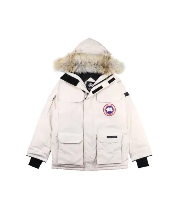 Canada goose jacket 19fw expedition wolf hairs 80% white duck down 1:1 quality Canada goose down coat for Men and Women #99899256