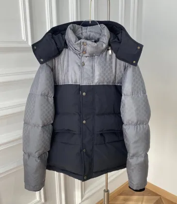 Gucci GG down Coat grey black stitching down jacket #99874780