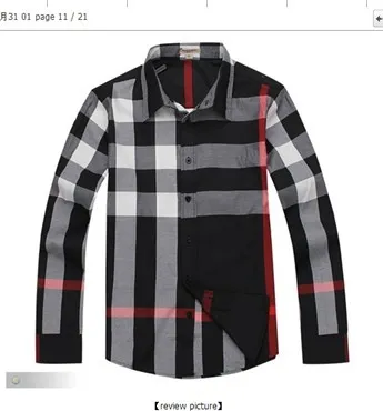 Burberry Shirts for Men's Burberry Long-Sleeved Shirts #996519