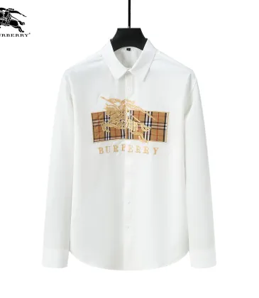 Burberry Shirts for Men's Burberry Long-Sleeved Shirts #A27580