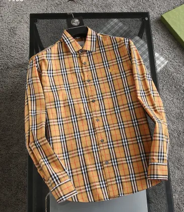 Burberry Shirts for Men's Burberry Long-Sleeved Shirts #A29119