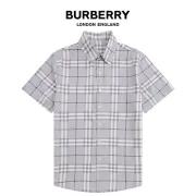 Burberry Shirts for Men's Burberry Shorts-Sleeved Shirts #999930497