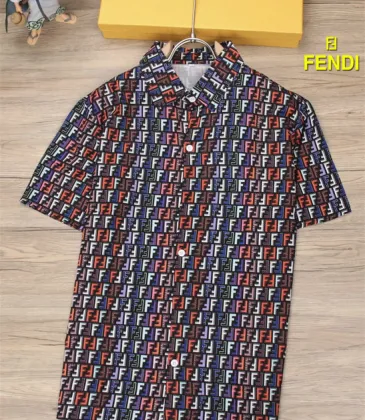 Fendi Shirts for Fendi Short-Sleeved Shirts for men #999923453