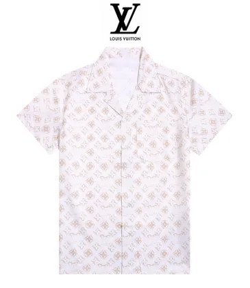 Louis Vuitton Shirts for Louis Vuitton Short sleeve shirts for men #A38657