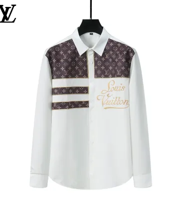 Louis Vuitton Shirts for Louis Vuitton long sleeved shirts for men #A27575