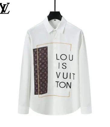 Louis Vuitton Shirts for Louis Vuitton long sleeved shirts for men #A27582