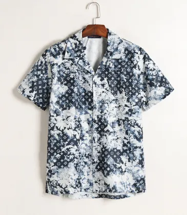 Louis Vuitton Shirts for Louis Vuitton short sleeved shirts for men #999927212