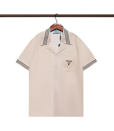 Prada Shirts for Prada Short-Sleeved Shirts For Men #A35742