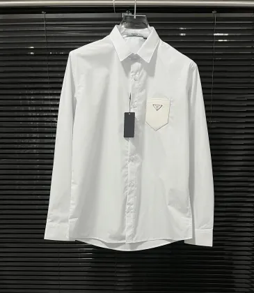 Prada Shirts for Prada long-sleeved shirts for men #A34637