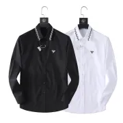 Prada Shirts for Prada long-sleeved shirts for men #A36137